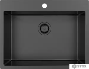 Кухонная мойка ZorG ZRN 5075 Premium PVD Gunblack фото