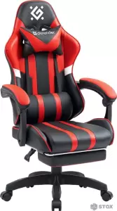 Игровое (геймерское) кресло Defender Colran (черный/красный) фото