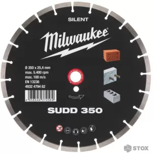 Отрезной диск алмазный Milwaukee SUDD 350мм 4932479462 фото