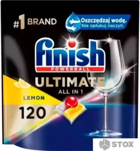 Капсулы для посудомоечной машины Finish Powerball Ultimate All In 1 Лимон (120 шт) фото