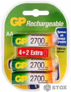 Аккумулятор GP 2700AAHC4/2-2CR6 36/360 фото