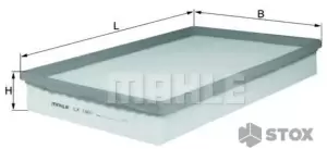 Воздушный фильтр Mahle Knecht LX1500 фото