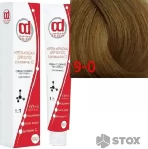 Крем-краска для волос Constant Delight Crema Colorante с витамином С 9/0 (блондин натуральный) фото