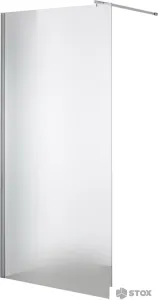Душевая стенка Saniteco Walk-In SN-W6MC80 (80x200, матовое стекло, хромированный профиль) фото