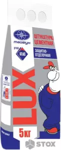 Выравнивающая штукатурка Тайфун LUX Цементная универсальная (5 кг) фото