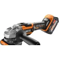 Угловая шлифмашина AEG Powertools BEWS 18-125BL-502C 4935464417 (с 2-мя АКБ, кейс) фото