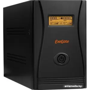 Источник бесперебойного питания ExeGate SpecialPro Smart LLB-1500.LCD.AVR.C13.RJ.USB фото