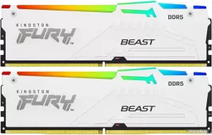 Оперативная память Kingston FURY Beast RGB 2x32ГБ DDR5 6000 МГц KF560C30BWAK2-64 фото