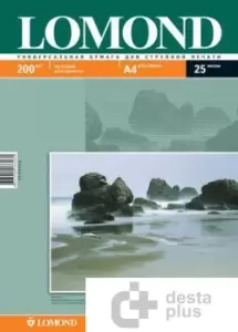 Фотобумага Lomond Матовая двухстороняя А4 200 г/кв.м. 25 листов (0102052) фото