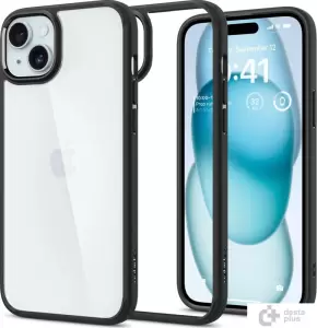 Чехол для телефона Spigen Ultra Hybrid для iPhone 15 ACS06799 (черный) фото