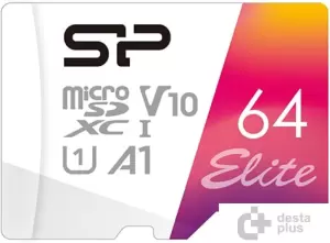 Карта памяти Silicon-Power Elite microSDXC SP064GBSTXBV1V20SP 64GB фото