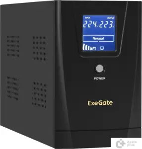 Источник бесперебойного питания ExeGate SpecialPro Smart LLB-2000.LCD.AVR.2SH.RJ.USB EX292632RUS фото