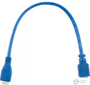 Кабель Cablexpert CCP-mUSB3-AMBM-1 USB Type A - microUSB Type B (0.3 м, синий) фото