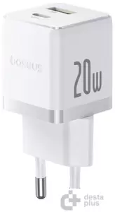 Сетевое зарядное Baseus Palm Fast Charger C+U 20W EU P10111608213-00 (черный) фото