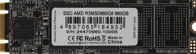 SSD накопитель AMD Radeon R3MS0960G8 960ГБ, M.2 2280, SATA, M.2 фото