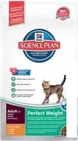 Сухой корм для кошек Hill's Science Plan Feline Adult Perfect Weight with Chicken 1.5 кг фото