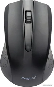 Беспроводная мышь ExeGate Professional Standard SR-9023 (радиоканал 2,4 ГГц, USB, оптическая, 1200dpi, 3D, 3 кнопки и колесо прокрутки, черная, Color Box) EX279045RUS фото