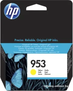 Картридж струйный HP 953 F6U14AE желтый (700стр.) для HP OJP 8710/8715/8720/8730/8210/8725 фото
