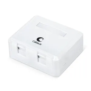 Cabeus MB-2 Корпус внешней настенной розетки на 2 Keystone Cabeus MB-2 Корпус внешней настенной розетки на 2 Keystone фото