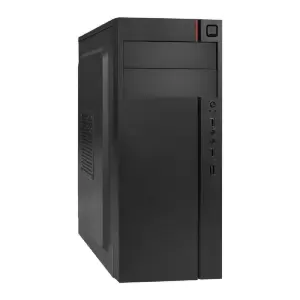 Корпус Miditower ExeGate AA-440 (ATX, без БП, 2*USB, аудио, черный) (EX290172RUS) фото