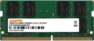 Память DDR4 16GB 3200MHz Digma DGMAS43200016D RTL PC4-25600 CL22 SO-DIMM 260-pin 1.2В dual rank Ret фото