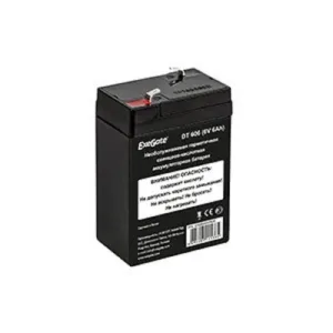 Аккумуляторная батарея ExeGate DT 606 6V 6Ah, клеммы F1 EX282950RUS фото
