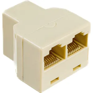 Разветвитель Cablexpert RJ45 8P8C розетка 2x8P8C розетки US-09A фото