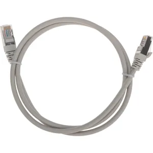 Патч-корд REXANT f/utp, cat 5e, rj45-rj45, 26awg, lszh, серый, 1м 02-0110-1 фото