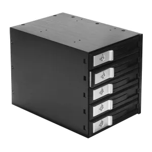 Корзина для HDD ExeGate HS535-01 (универсальная, на 5*3,5" SATA/SAS HDD, занимает 3*5,25" отсека, RTL) EX264646RUS фото
