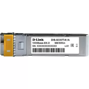 Трансивер/ DIS-S330T Industrial WDM SFP Transceiver, 1000Base-BX-D, Simplex LC, TX: 1550nm, RX: 1310nm, Single-mode, 30KM, - 40° to 85°C фото