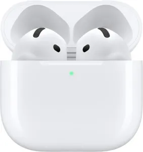 Наушники Apple AirPods 4 MXP63ZA/A (без активного шумоподавления) A3050,A3053,A3058, Bluetooth, вкладыши, белый фото
