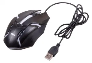 Компьютерная мышь RITMIX ROM-305_BLACK полноразмерная мышь, проводная USB Type-A, сенсор оптический 1200 dpi, 3 кнопки, колесо с нажатием, цвет черный фото