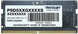 Оперативная память Patriot Signature PSD532G56002S DDR5 - 1x 32ГБ 5600МГц, для ноутбуков SO-DIMM , Ret фото
