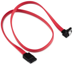 Кабель Buro ver3.0 SATA SATA угловой 0.5м (BU-SATA-SATA-ANG-LOCK) красный фото