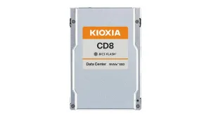 SSD накопитель KIOXIA Enterprise SSD 2,5" SFF/U.2 , CD8-V, 3200GB 3.2TB , NVMe 1.4/PCIe 4.0 1x4, R7200/W3800MB/s, IOPS R4K 1250K/340K, MTTF 2,5M, 3DWPD/5Y Mixed Use , 3D-TLC, 15mm KCD81VUG3T20 фото