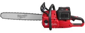 Электропила цепная Milwaukee M18F2CHS50-802 4933480121 двухаккумуляторная, Li-on, длина цепи: 50 см, толщина цепи: 1.3 мм, шаг цепи: 0.325", скорость цепи: 14.3 м/с, 76 звеньев, емкость фото