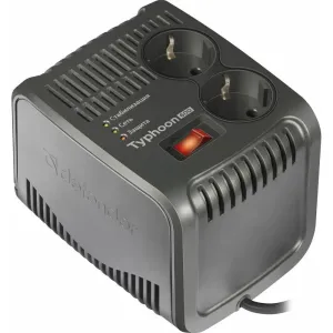 Стабилизатор напряжения Defender AVR Typhoon 600 200 Вт, 2 розетки 99032 фото