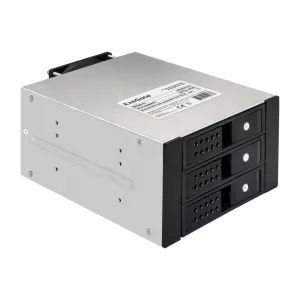 Корзина для HDD ExeGate HS335-02 (универсальная, на 3*3,5"/2.5" SATA HDD, занимает 2*5,25" отсека, RTL) EX291656RUS фото