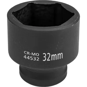 Головка торцевая 6-гранная ударная 32 мм, 1/2", L=45 мм ROCKFORCE RF-44532(803) фото
