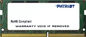 Память DDR4 16Gb 2400MHz Patriot PSD416G24002S RTL PC4-19200 CL17 SO-DIMM 260-pin 1.2В dual rank Ret фото