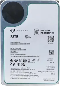 Жесткий диск Seagate SATA-III 28Tb ST28000NM001C Factory Recertified Server Exos 512E (7200rpm) 512Mb 3.5" фото