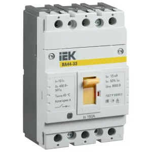 Автоматический выключатель IEK ВА44 33 3Р 160А 15кА SVA4410-3-0160 фото