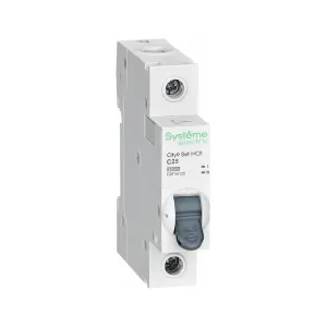 Автоматический выключатель Systeme Electric City9 Set, тип АВ, хар-ка С, 25 А, 1 Р, 4.5 kА, 230 В (ранее EZ9F34125) C9F34125 Автоматический выключатель Systeme Electric City9 Set, тип АВ, хар-ка С, 25 А, 1 Р, 4.5 kА, 230 В (ранее EZ9F34125) C9F34125 фото