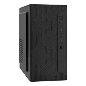 Корпус Minitower ExeGate BAA-303-UNS500 mATX, БП UNS500 с вент. 12см, 2*USB, HD Audio, черный EX299215RUS фото