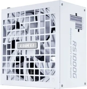 Блок питания Lian Li RS1000G G9P.RS1000G.WH00.RU ATX 1000 Вт, золотой сертификат 80 Plus, модульный, 1x 12В 83.3А, 1x PCIe Gen5, вентилятор 1x135 мм, с остановкой вентилятора (Fan-Stop) фото