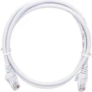 Патч-корд Netlink UTP 5е кат. литой 1.0 м БЕЛЫЙ 00000001253 фото