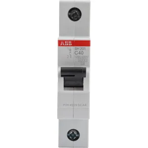 Автоматический выключатель ABB однополюсный, 40А, С, SH201, 6.0кА 2CDS211001R0404 Автоматический выключатель ABB однополюсный, 40А, С, SH201, 6.0кА 2CDS211001R0404 фото