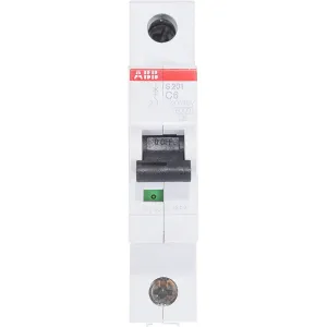 Автоматический модульный выключатель ABB 1п C S201 6кА 6А 2CDS251001R0064 фото