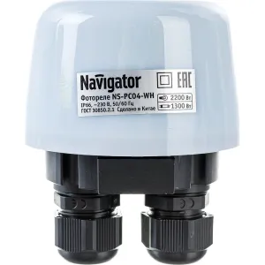 Датчик Navigator NS-PC04-WH Фотореле 80451 фото