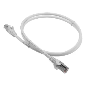 Патч-корд LANMASTER RJ45-RJ45, 4 пары, FTP, категория 5е, 1.5 м, белый, LSZH, LAN-PC45/S5E-1.5-WH фото